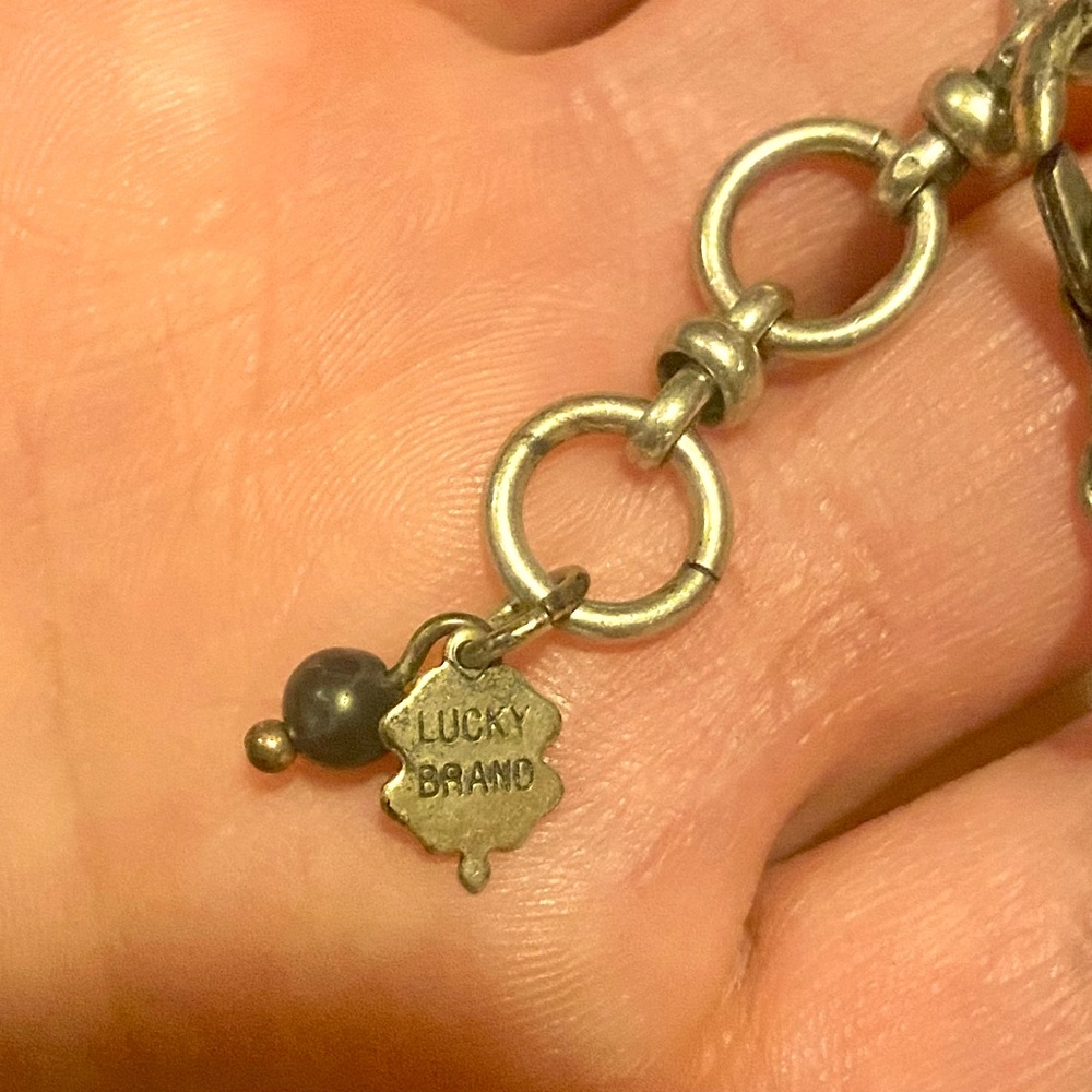 Lucky Brand 2 Tier Boho Chic Necklace. Preowned but no signs of wear and tear.